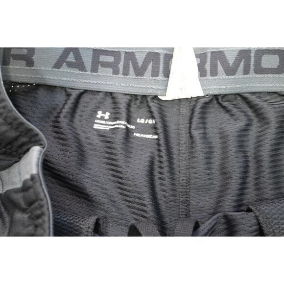 Under Armour Gym Shorts HeatGear Performance W/Pockets Mesh 9" INS Mens Large - Picture 6 of 7